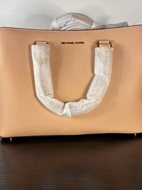 Michael Kors Savannah Leather Large Satchel NWT